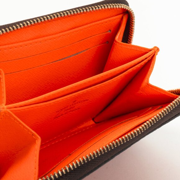 Louis Vuitton Zippy Orange Monogram Graffiti Coin Purse - Picture 8 of 11
